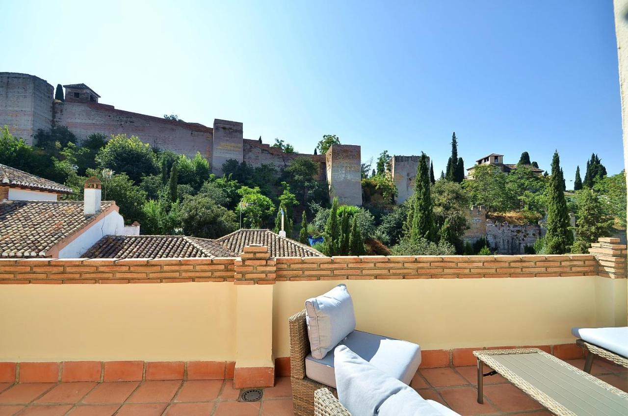 Loft Dar Al- Horra , Terraza, Parking & Vistas Villa Granada Eksteriør billede
